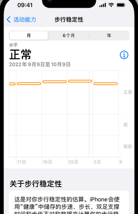 绥中iPhone手机维修如何在iPhone开启'步行稳定性通知'