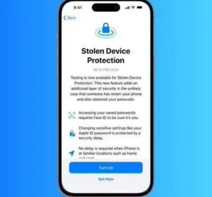 绥中苹果授权维修店分享被盗设备保护功能开启方法 