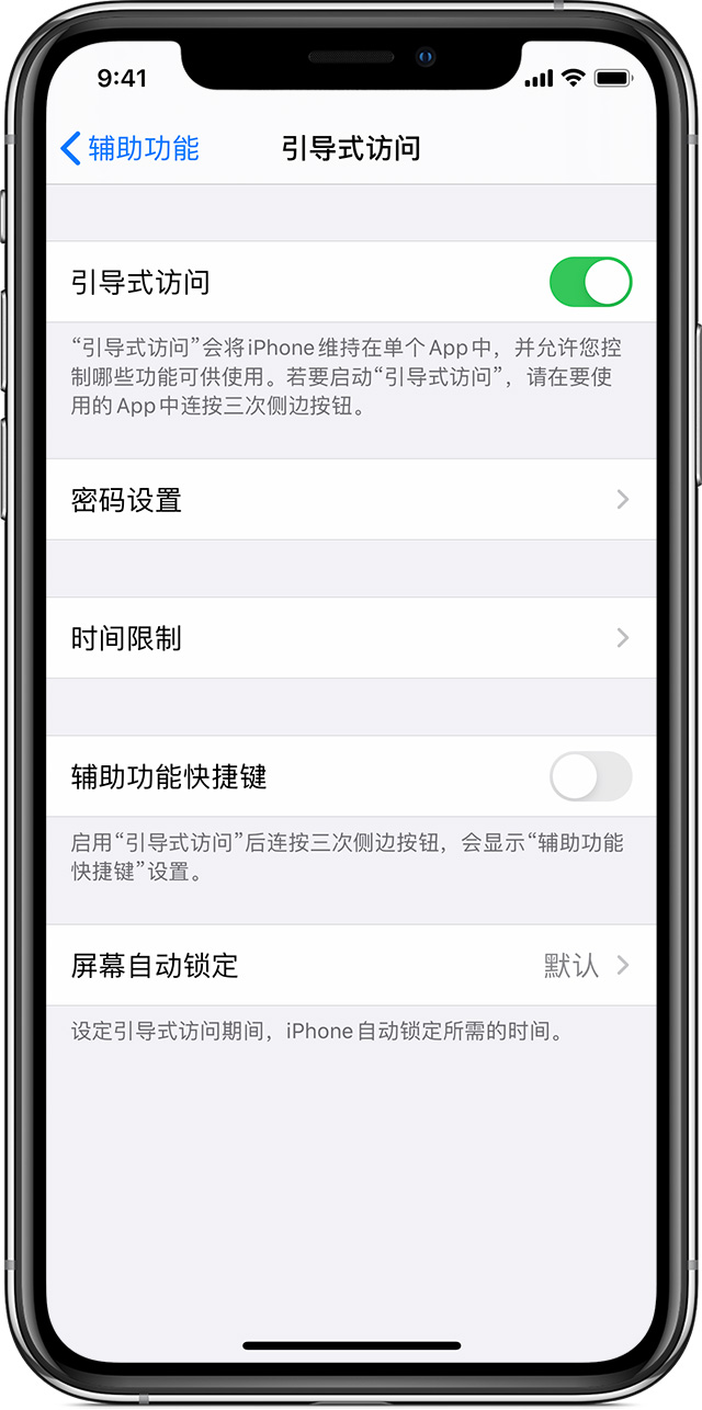 绥中苹果手机维修分享如何在 iPhone 上退出引导式访问 