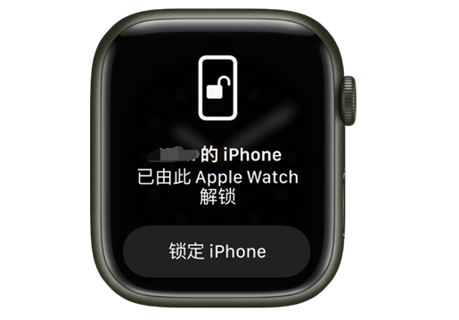 绥中苹果手机维修分享用 AppleWatch 解锁配备面容 ID 的 iPhone方法 