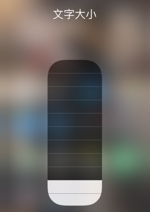 绥中苹果手机维修分享小技巧：在 iPhone 控制中心快速调节字体大小 